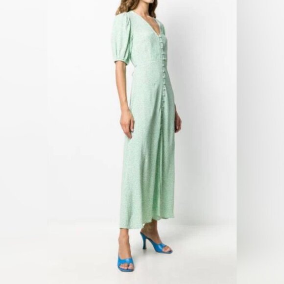Rixo Staci dress – Green Tea-Length Dress (US 6/UK 10) - Picture 7 of 15